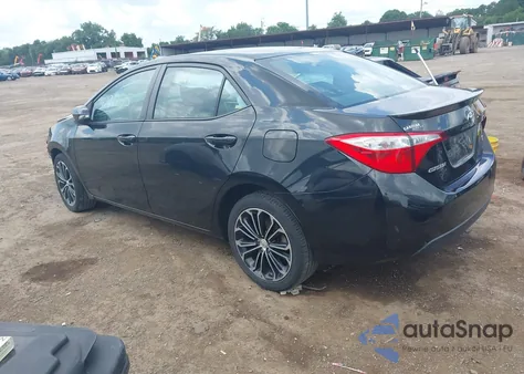 2015 Toyota Corolla S Plus z USA, uszkodzony, nr VIN 2T1BURHE9FC266651